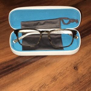 Warby Parker Bensen Eyeglasses with Case & Sleeve